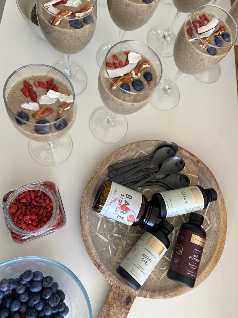 Glucose monitor and healthy foods